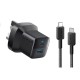Anker 323 Charger 33W with Cable USB-C to USB-C 3ft - Black