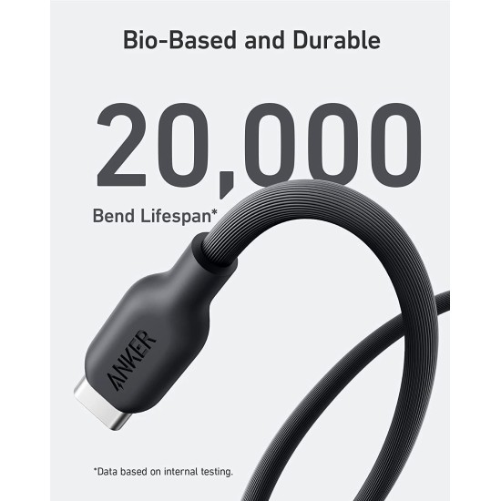 Anker PowerLine USB-C to USB-C Cable 140W Bio-Based 0.9M - Black