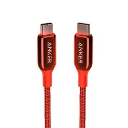 Anker PowerLine+ lll Cable - USB-C to USB-C - 0.9m (Red)