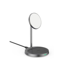 Choetech 2 in 1 MagLeap Wireless Charger Stand 15W - Grey