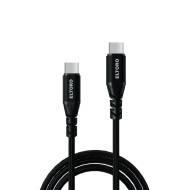 Eltoro Kevlar Cable USB-C to USB-C 240W - 1M with Nylon PP Yarn Jacket - Black