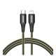 Eltoro Linea Dura Type-C to Lightning Cable 1.2M - Black and Yellow