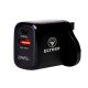 Eltoro Power Plug 20W USB-C + USB-A QC3.0 - Black