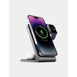Energea MagTrio Foldable 3-in-1 Magnetic Wireless Charger