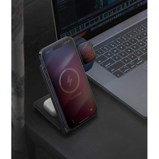 Energea MagTrio Foldable 3-in-1 Magnetic Wireless Charger
