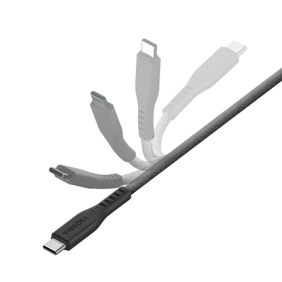 Energea Flow USB-C To Lightning Cable 1.5M - Black