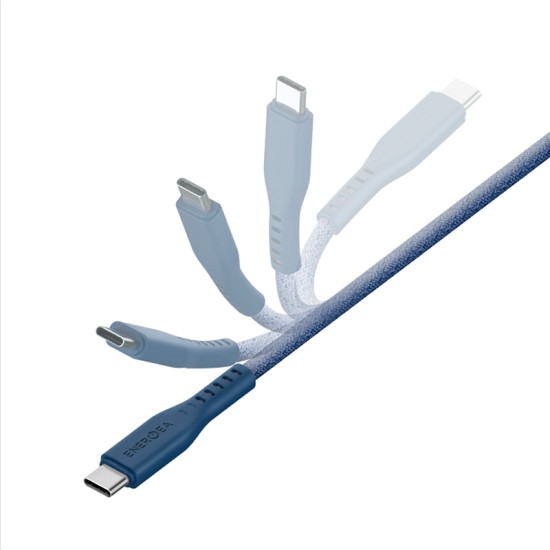Energea Flow USB-C To Lightning Cable 1.5M - Blue