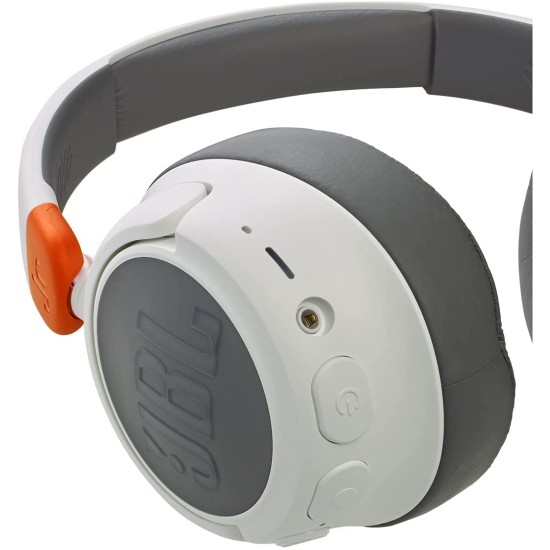 JBL JR460NC Wireless Over-Ear Noise Cancelling Kids Headphones Age +6 – White