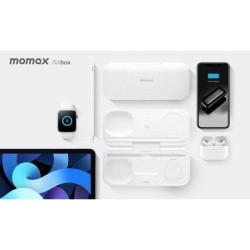 MOMAX Airbox True Wireless Power 10000mAh (White)