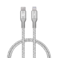 Momax Cable - Lightning to USB-C - 1.2m (Silver)