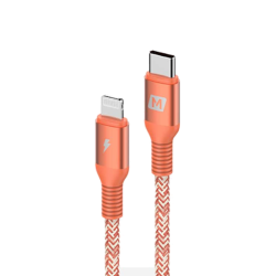 Momax Cable elite-link - Lightning to USB-C - 30cm (Orange)