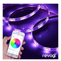 Revogi Bluetooth App Control Smart Color LED Lightstrip (Adaptor) - 5m