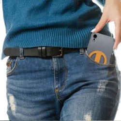 Yingmore Phone Grip Elastic Silicone Cell Phone Strap Ring Holder 2 pcs - Orange / Black