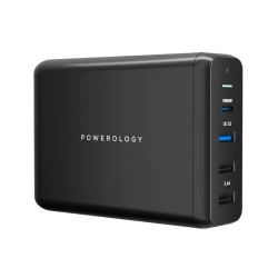 Powerology 4-Output Quick Charge Power Terminal 75W - Black