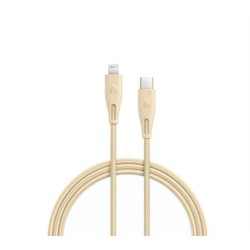 Ravpower Nylon Braided Type-C to Lightning Cable 1.2M - Gold
