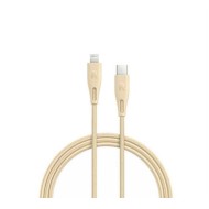 Ravpower Nylon Braided Type-C to Lightning Cable 2M - Gold