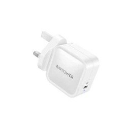 Ravpower PD Pioneer 61W GaN USB-C Wall Charger UK - White