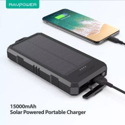 Ravpower Solar Portable Waterproof 15,000 mAh