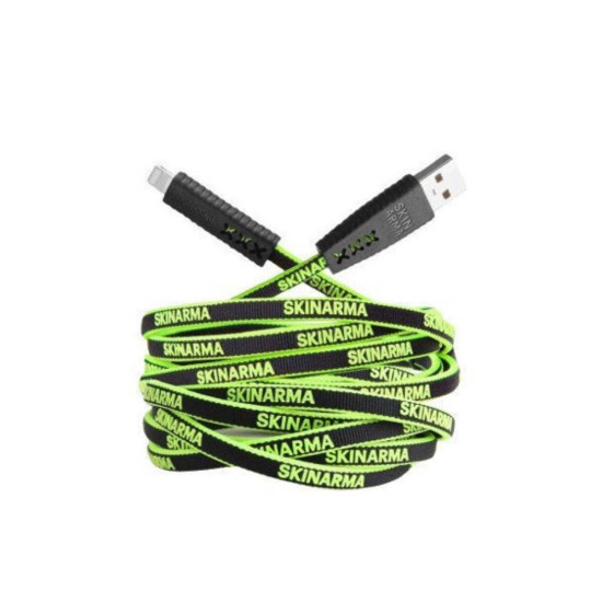 Skinarma Tenso Charging Cable USB-A to Lightning 1.2M - Neon Green