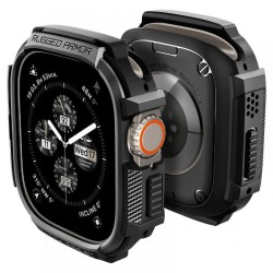 Spigen Apple Watch Ultra 49MM Case Rugged Armor - Matte Black