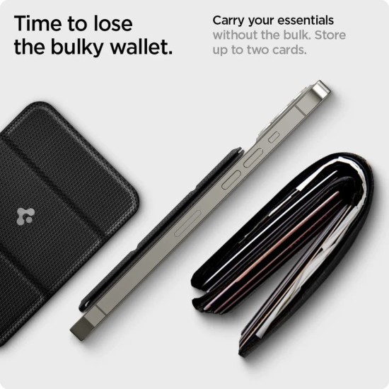 Spigen MagSafe Smart Fold Card Wallet For IPhone - Black