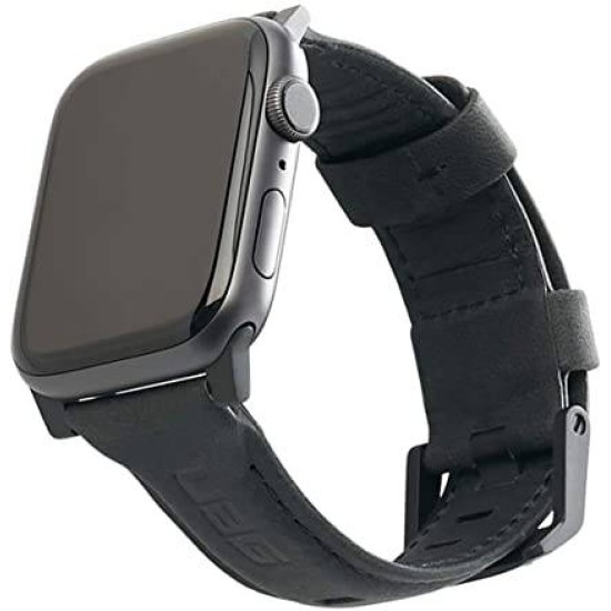 UAG Apple Watch Band - 42/44mm (Leather Black)