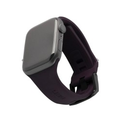 Uag Scout Silicone Watch Strap For Apple Watch 42/44mm - Aubergine