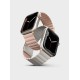 Uniq Revix Reversible Magnetic Strap for Apple Watch 42/44/45/49mm - Blush Pink/Beige