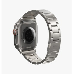 Uniq Strova For Apple Watch Steel Band 49/45/44/42mm - Sterling Silver