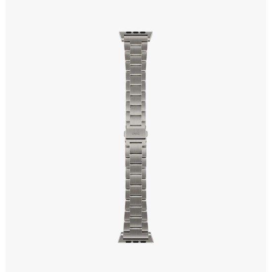 Uniq Strova For Apple Watch Steel Band 49/45/44/42mm - Sterling Silver