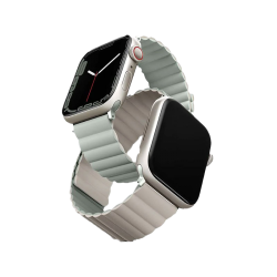 Uniq Revix Reversible Magnetic Apple Watch Strap 42/44/45/49mm - Sage/Beige