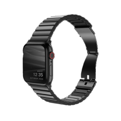 Uniq Strova Stainless Steel Band For Apple Watch 44/42mm - Black