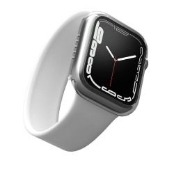 Viva Madrid Fino Slim Screen Case with 9H Tempered Glass Sheild for Apple Watch 45MM - Clear