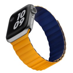Viva Madrid Magnetic Watch Strap Cosmo for Apple Watch 42/44/45mm - Yellow/Blue